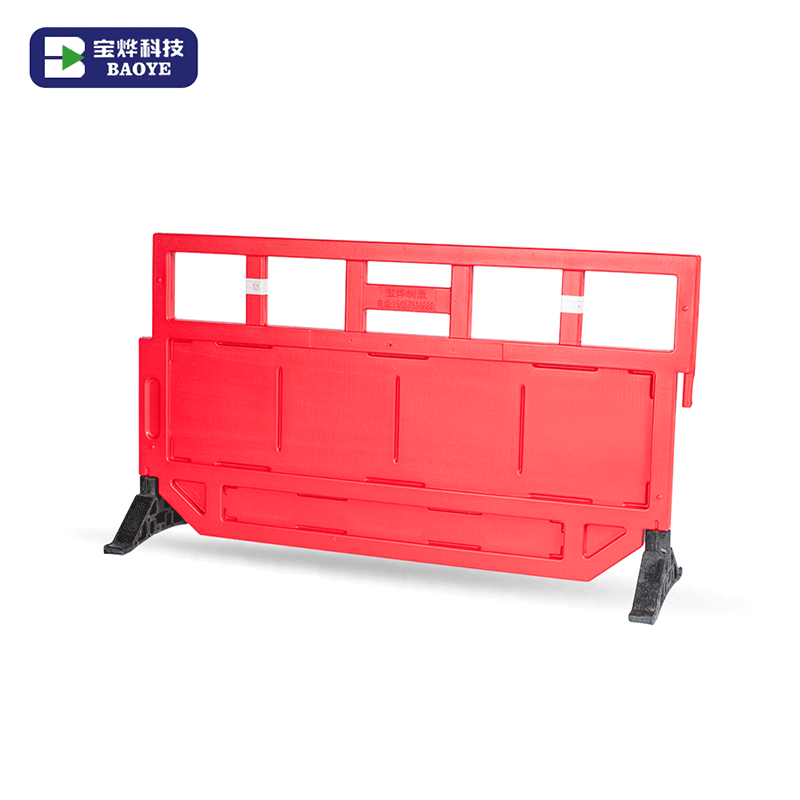 Barrera de seguridad para construcción de plástico PE de alta resistencia de 1800*1000 mm Barricada temporal de seguridad vial