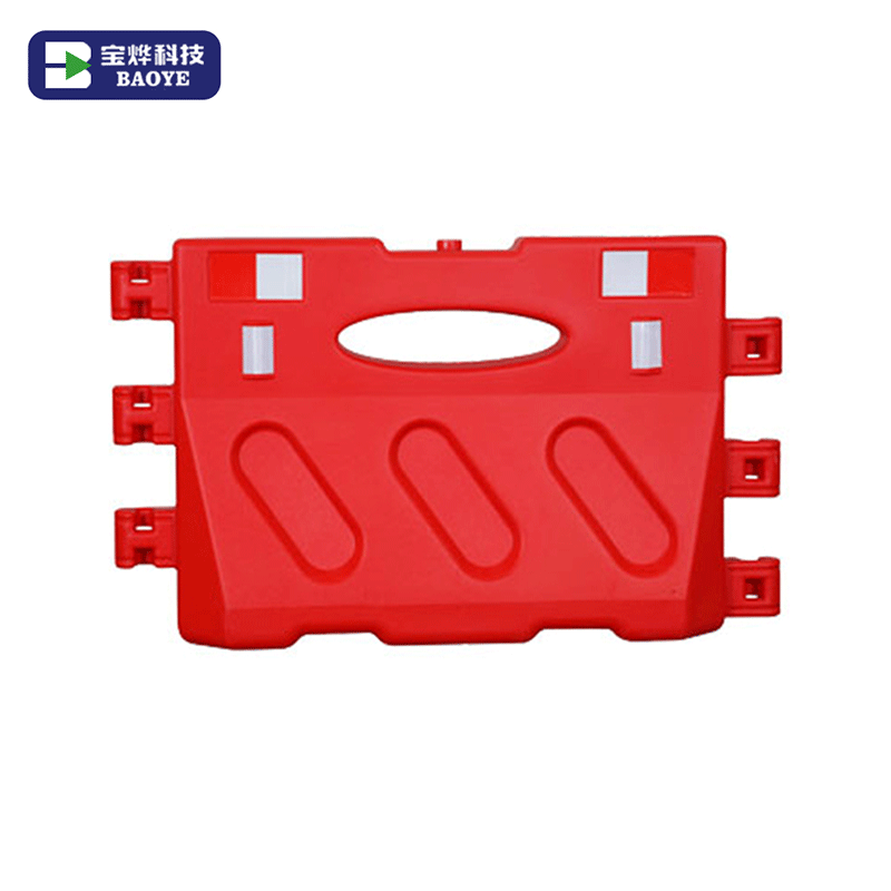 Barrera de Plástico Rellenable con Agua de 1500 × 910 mm para Seguridad Vial, Obras y Control del Tráfico